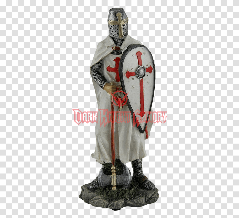 Knights Templar Medieval Armored Crusader With Sword Knights Templar Crusader Shield, Person, Human, Apparel Transparent Png