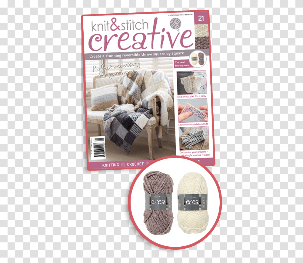 Knit And Stitch Creative Issue, Home Decor, Furniture, Linen, Chair Transparent Png