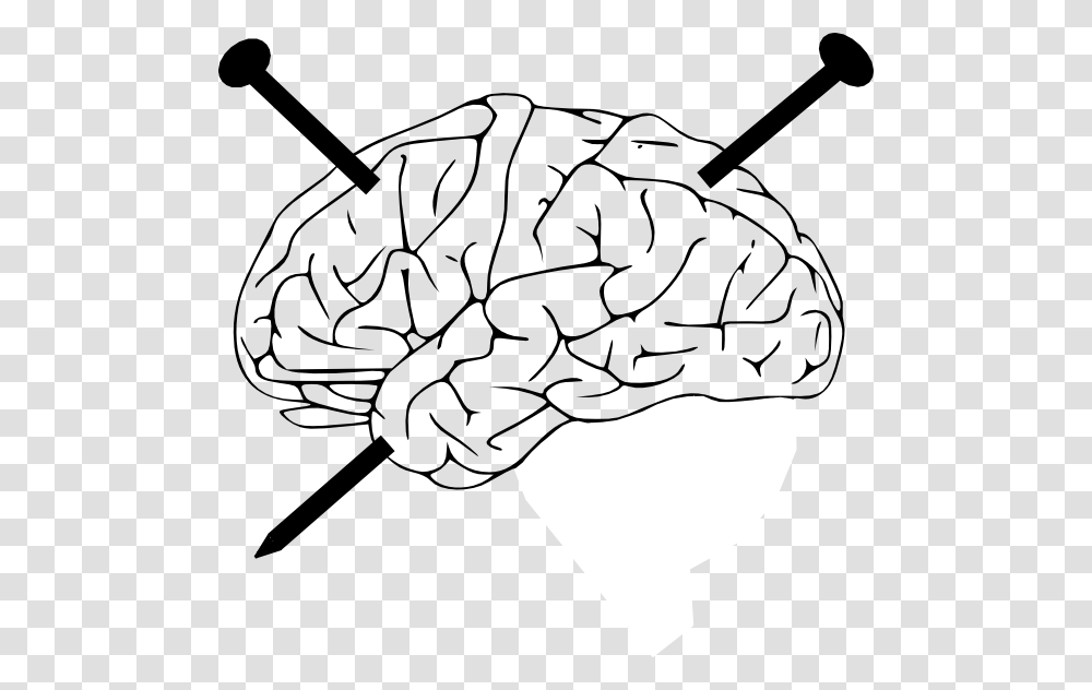 Knit For Brains Clip Art, Knot, Knitting, Stencil Transparent Png