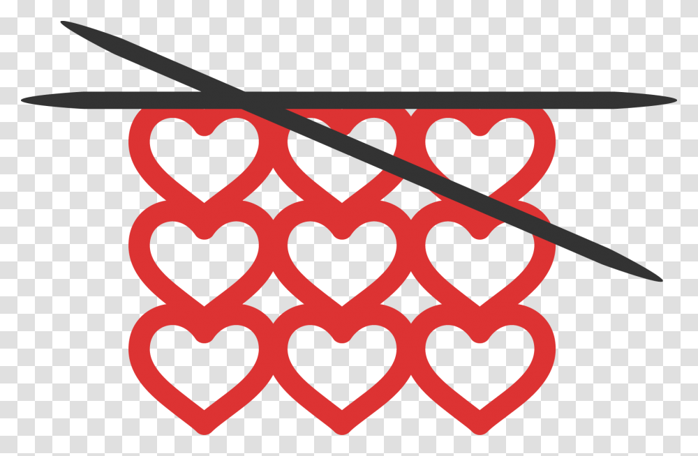 Knitting Icon, Heart, Weapon, Weaponry Transparent Png
