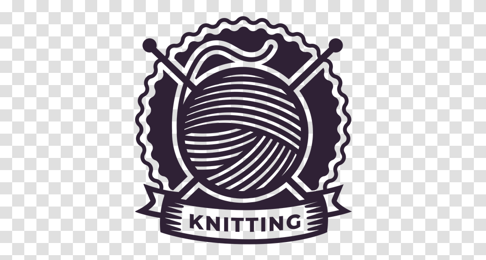 Knitting Needle Badge Sticker Check Out Our New Website, Logo, Symbol, Trademark, Emblem Transparent Png