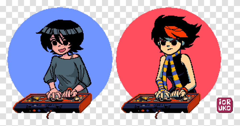 Knives Twitch Icon Commission Scott Pilgrim Comic Knives, Person, Dj, Video Gaming, Poster Transparent Png