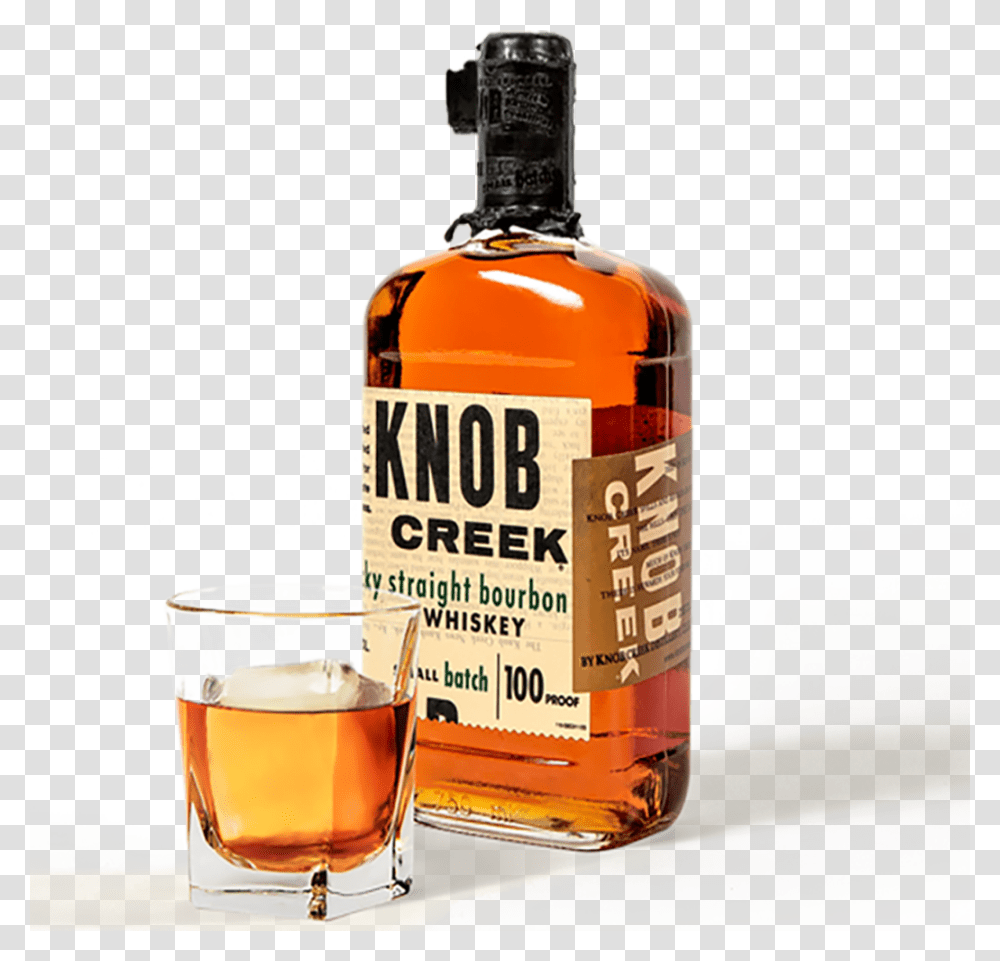 Knob Creek Kentucky Straight Bourbon, Liquor, Alcohol, Beverage, Drink Transparent Png