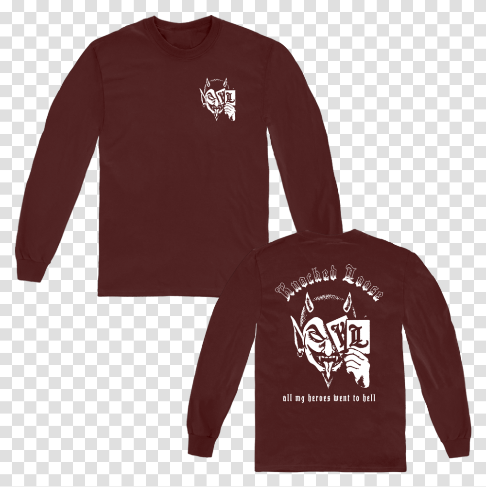 Knocked Loose T Shirt, Apparel, Sleeve, Long Sleeve Transparent Png