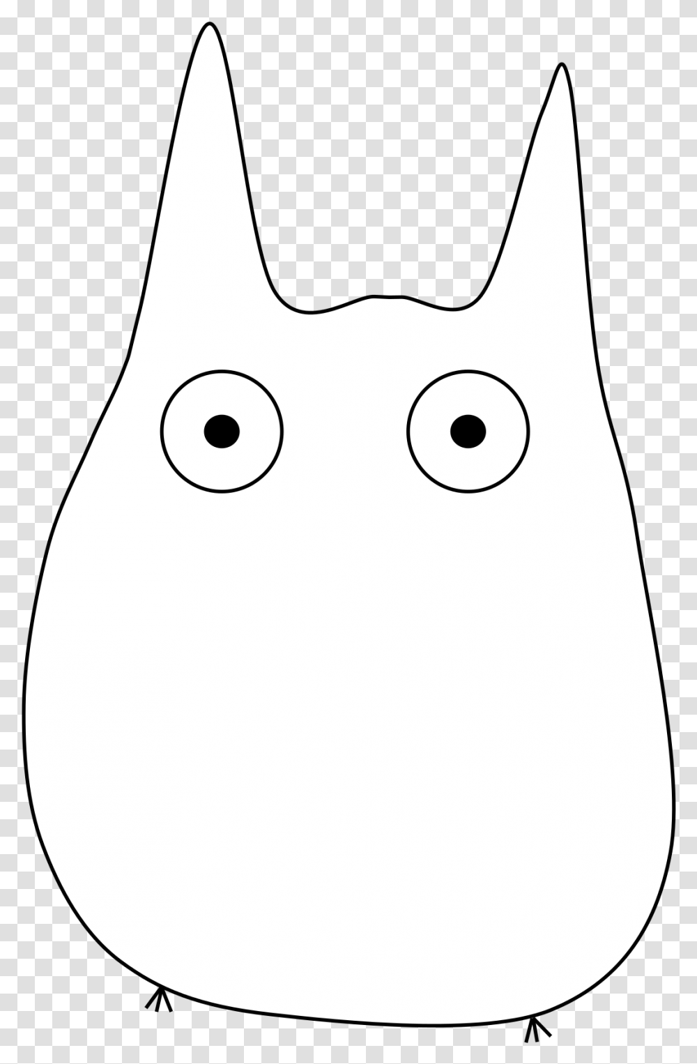 Knockoff Little Totoro Totoro White, Egg, Food, Snowman, Winter Transparent Png