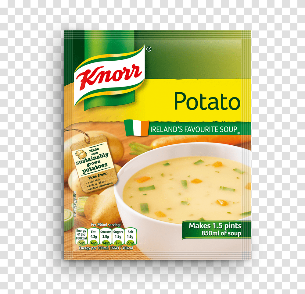Knorr Leek And Potato Soup Download Knorr Thick Vegetable Soup, Bowl, Dish, Meal, Food Transparent Png