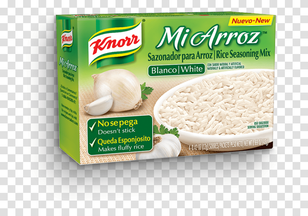 Knorr Rice Seasoning Mix White 4 Ct Knorr, Plant, Vegetable, Food, Produce Transparent Png
