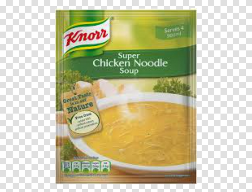 Knorr Super Chicken Noodle Soup, Bowl, Dish, Meal, Food Transparent Png