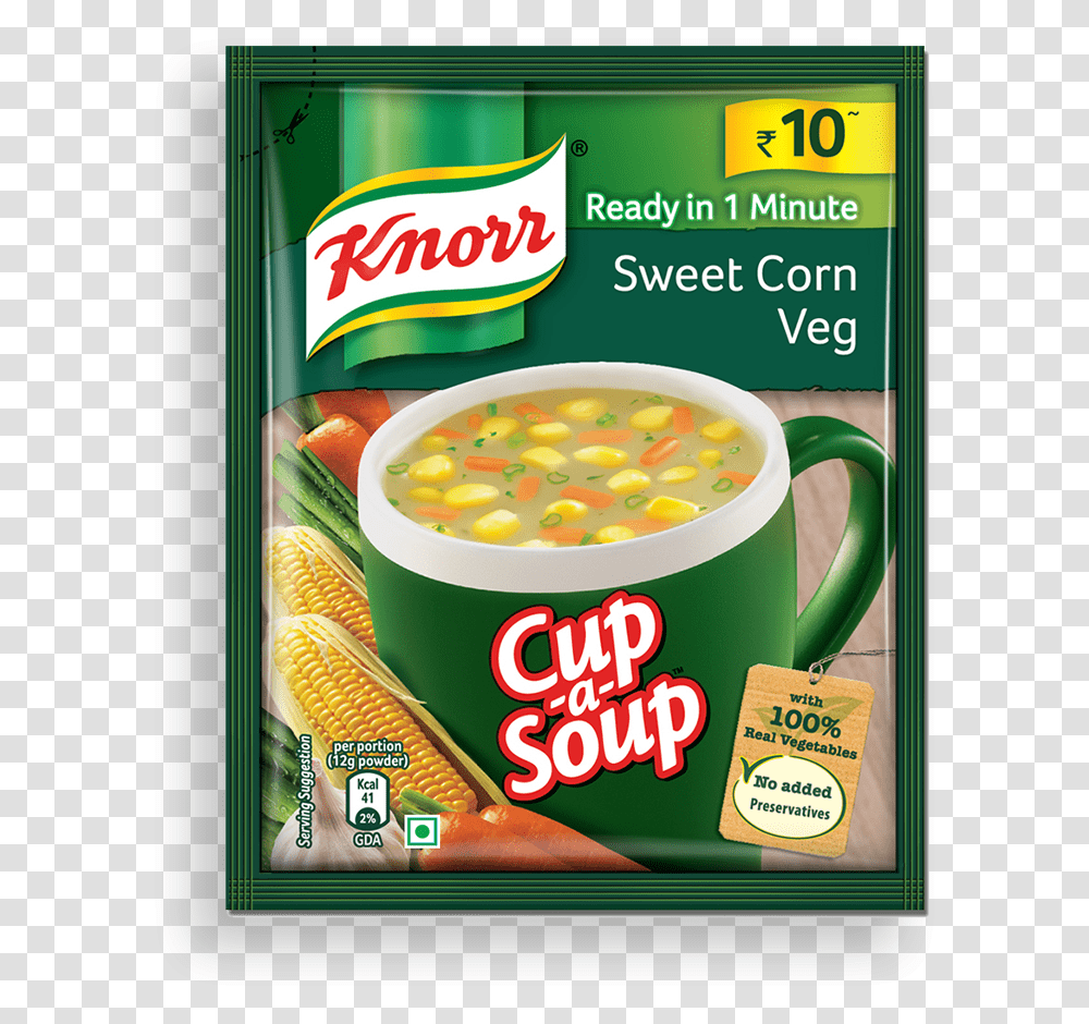 Knorr Sweet Corn Veg Soup, Bowl, Meal, Food, Dish Transparent Png