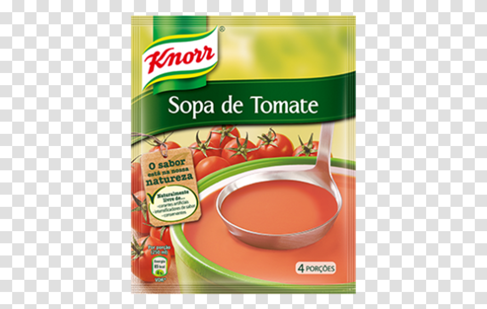 Knorr Tomato Soup 85g Sopa De Cebola Knorr, Label, Plant, Bowl Transparent Png