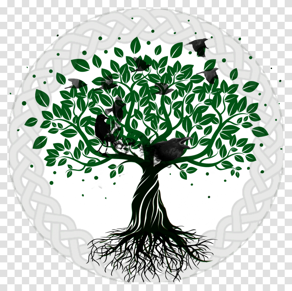 Knot Clipart Tree Life Of Tree Drawing, Plant, Root, Bird, Animal Transparent Png