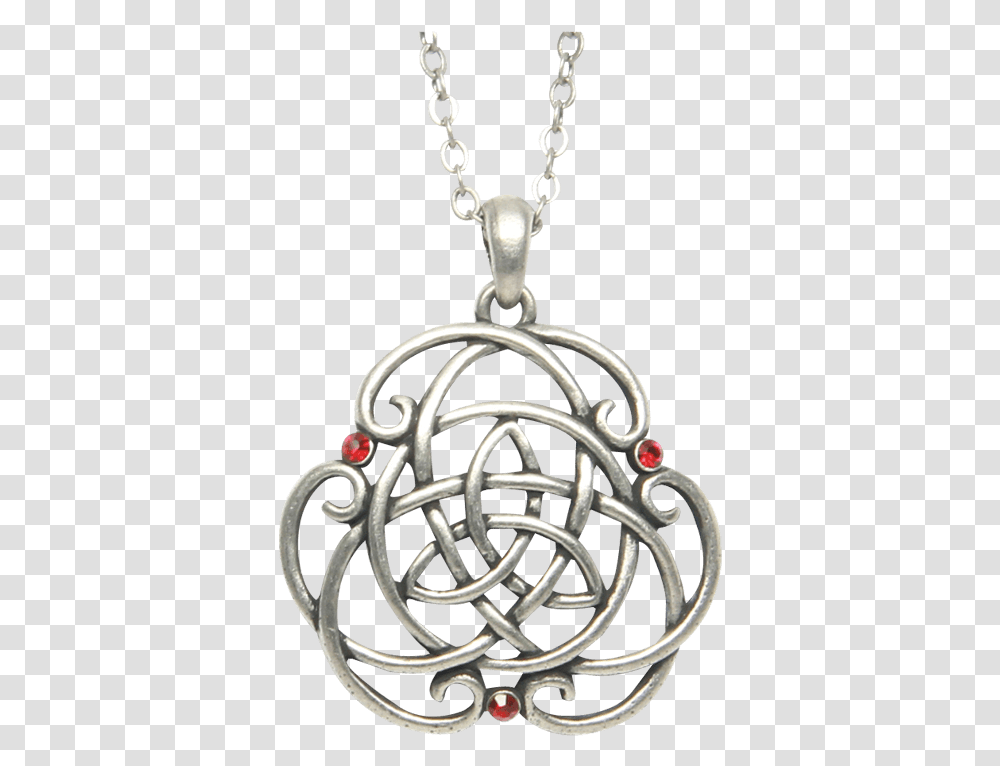 Knotted Triquetra Celtic Necklace Locket, Pendant Transparent Png