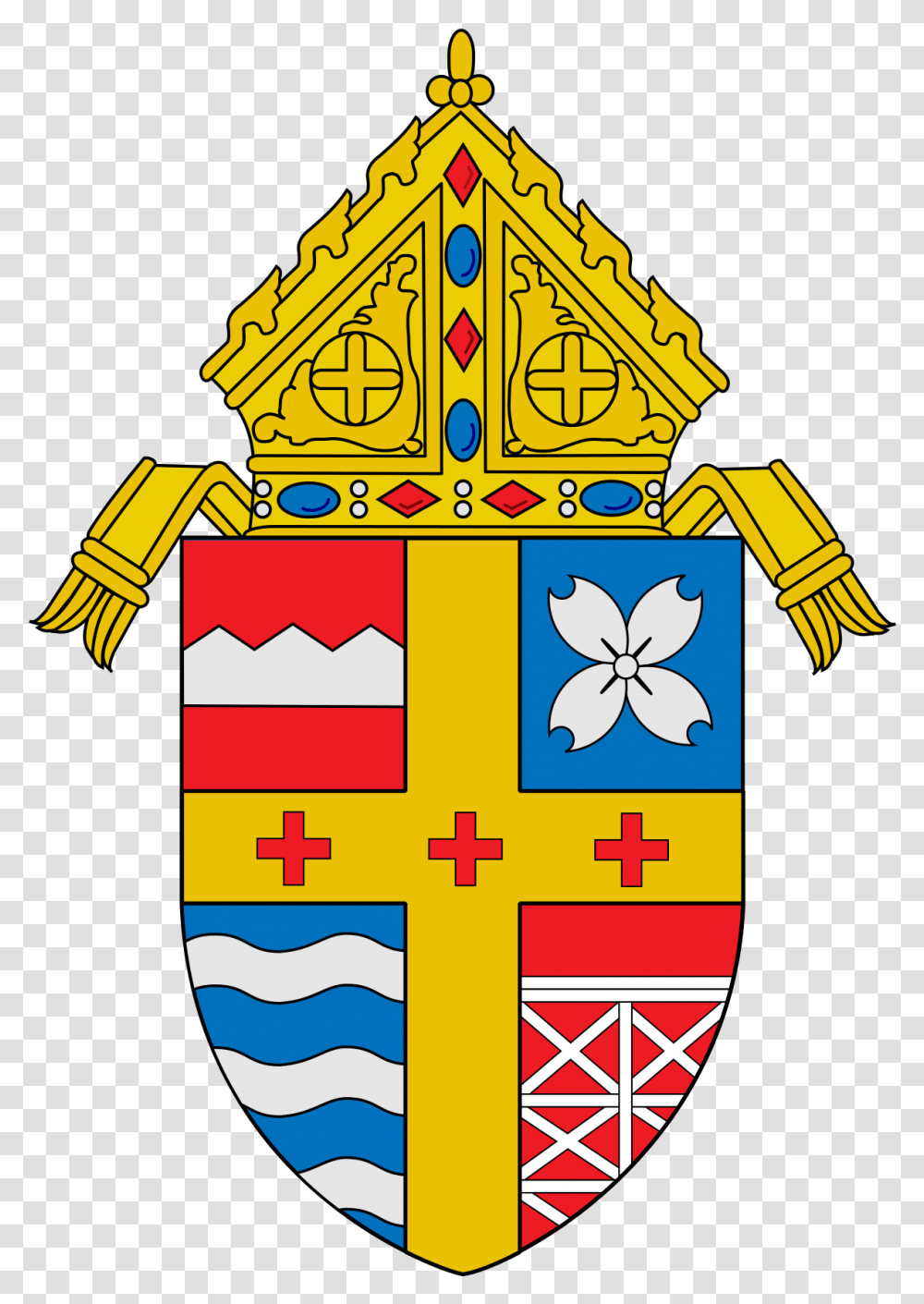 Knoxville Catholic High School Diocese Of Cabanatuan Logo, Armor, Shield, Symbol Transparent Png