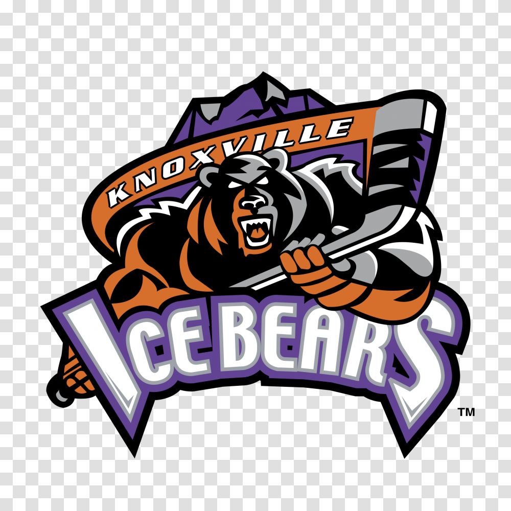 Knoxville Ice Bears Logo Vector, Word Transparent Png