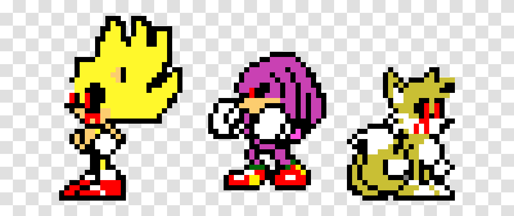 Knuckles Pixel, Pac Man Transparent Png