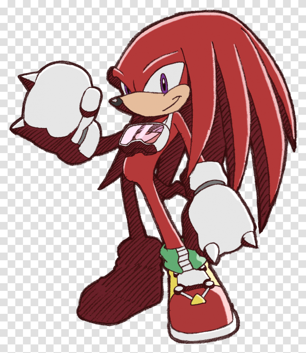 Knuckles Sonic Riders Voice, Comics, Book, Manga Transparent Png