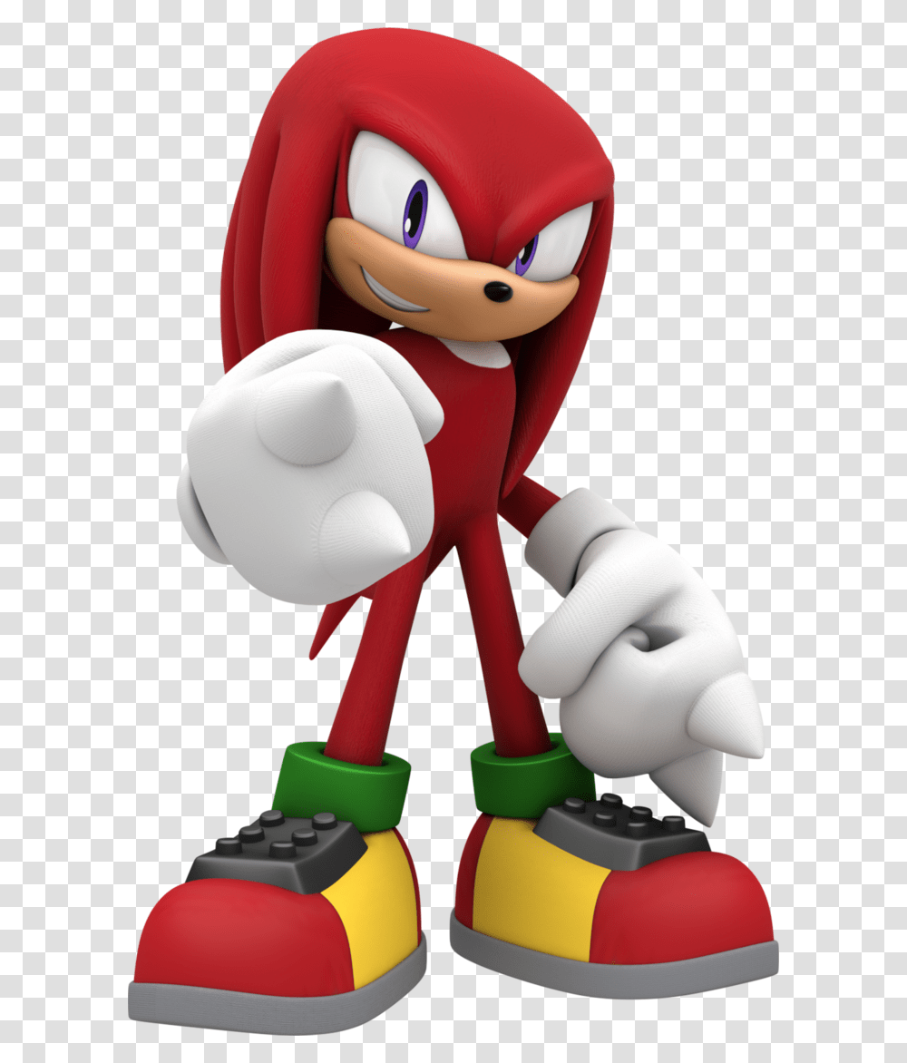 Knuckles The Echidna 3d, Toy, Figurine Transparent Png