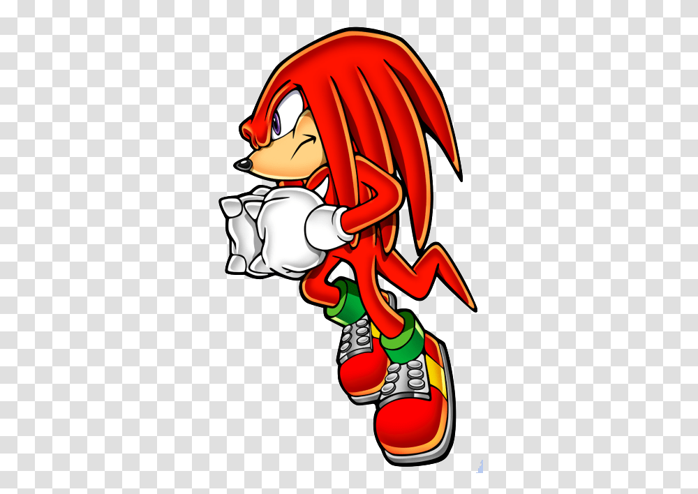 Knuckles The Echidna Official Art Knuckles The Echidna, Helmet, Weapon, Performer Transparent Png