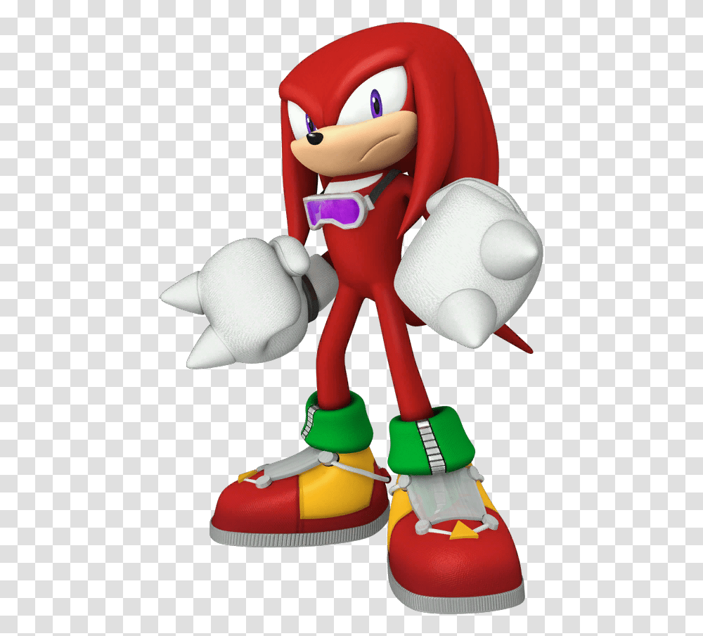 Knuckles The Echidna Sonic Free Riders, Toy, Robot, Super Mario, Figurine Transparent Png