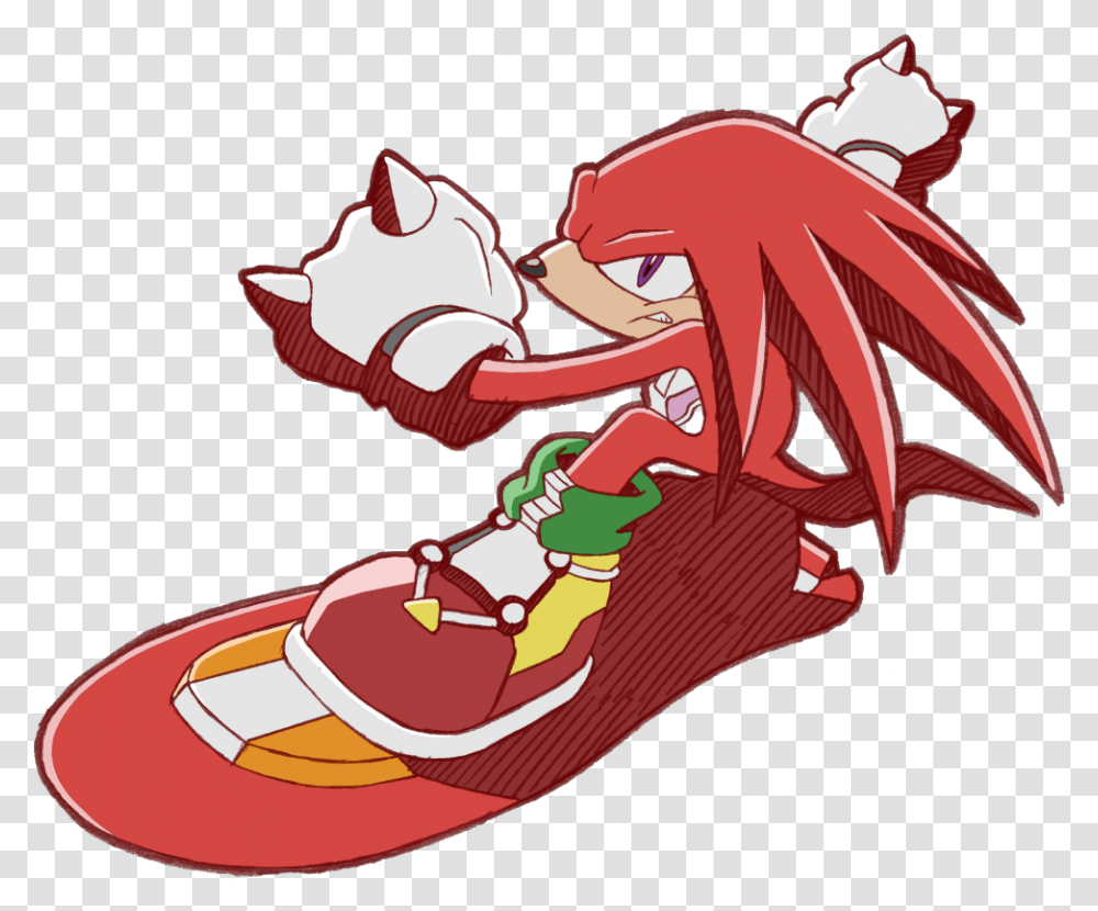 Knuckles The Echidna Sonic Riders Download Knuckles The Echidna Sonic Riders, Apparel, Footwear, Shoe Transparent Png