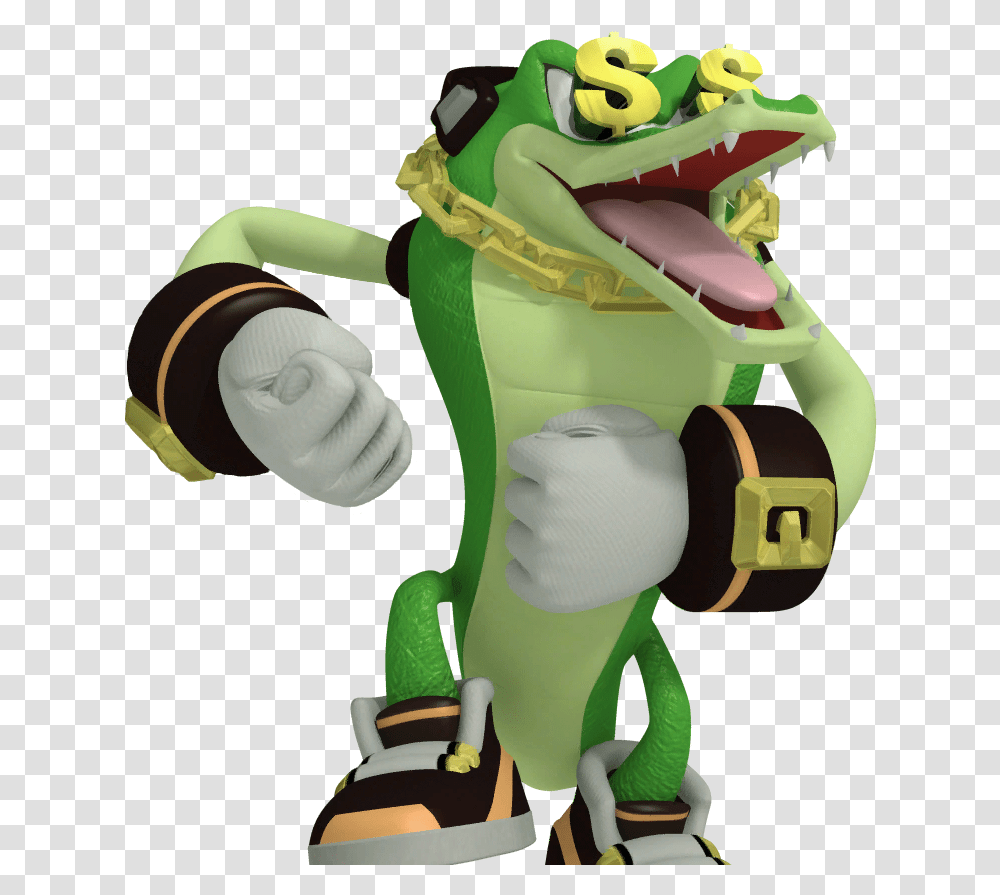 Knuckles Vector The Crocodile Sonic, Toy, Animal, Photography, Green Transparent Png