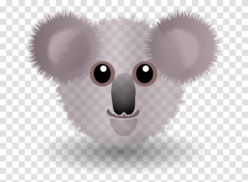 Koala 001 Face Cartoon Grey, Animals, Wildlife, Mammal Transparent Png