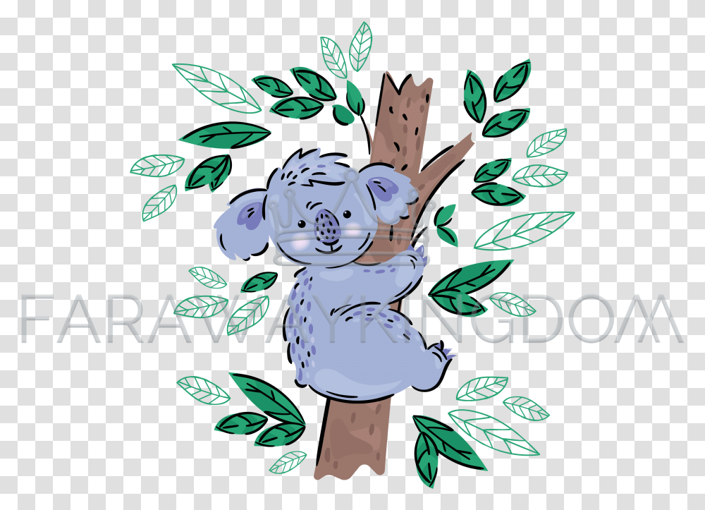 Koala Australian Animal Cartoon Bear Vector Illustration Set Cartoon, Graphics, Floral Design, Pattern, Elf Transparent Png