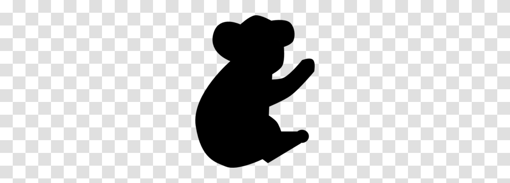 Koala Bear Silhouette Clip Art, Gray, Outdoors, World Of Warcraft, Nature Transparent Png