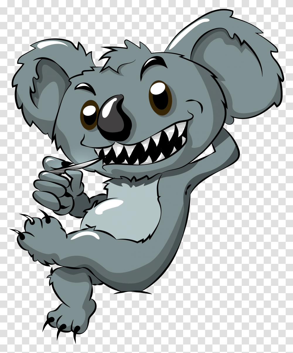 Koala Cartoon, Animal, Mammal, Wildlife, Reptile Transparent Png
