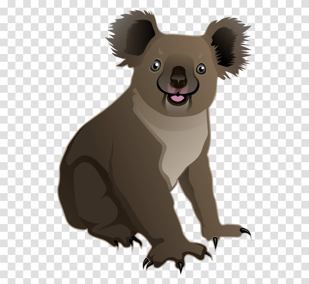 Koala Clipart Animated Free For Background Koala Clipart, Mammal, Animal, Wildlife, Canine Transparent Png