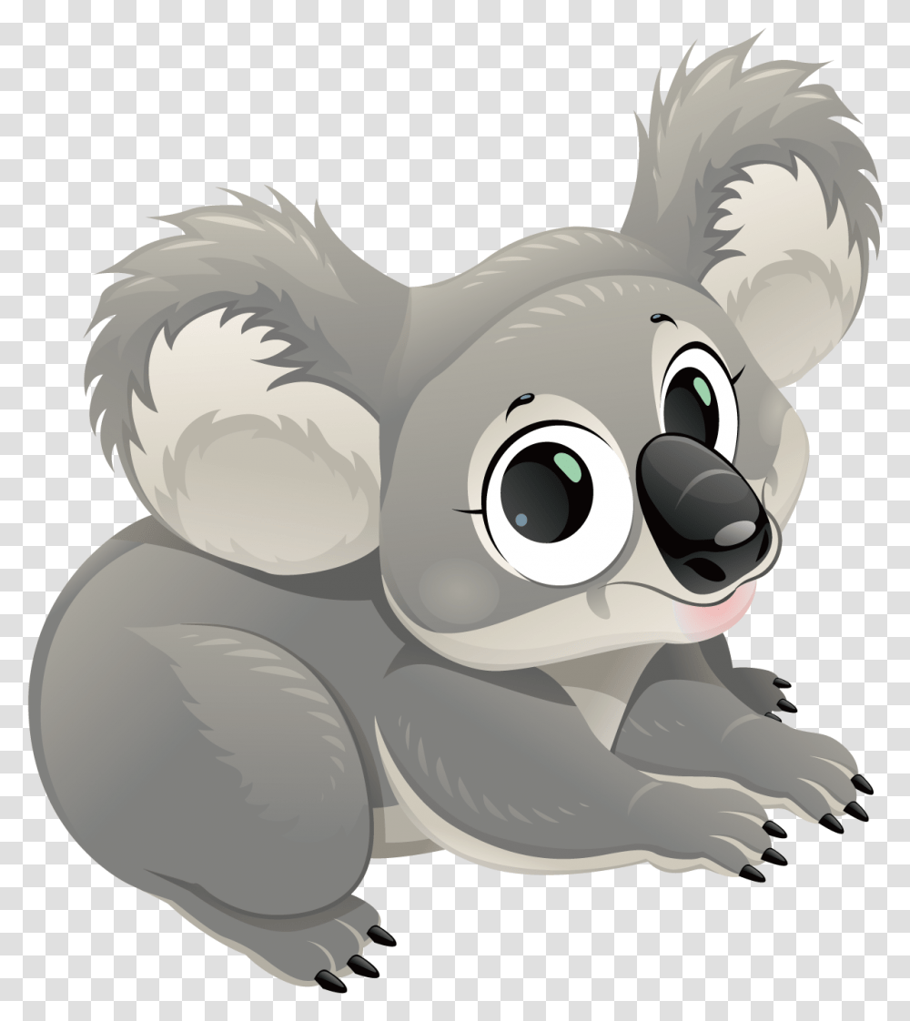 Koala Clipart Wombat Kangaroo And Koala Cartoon, Wildlife, Mammal, Animal, Toy Transparent Png