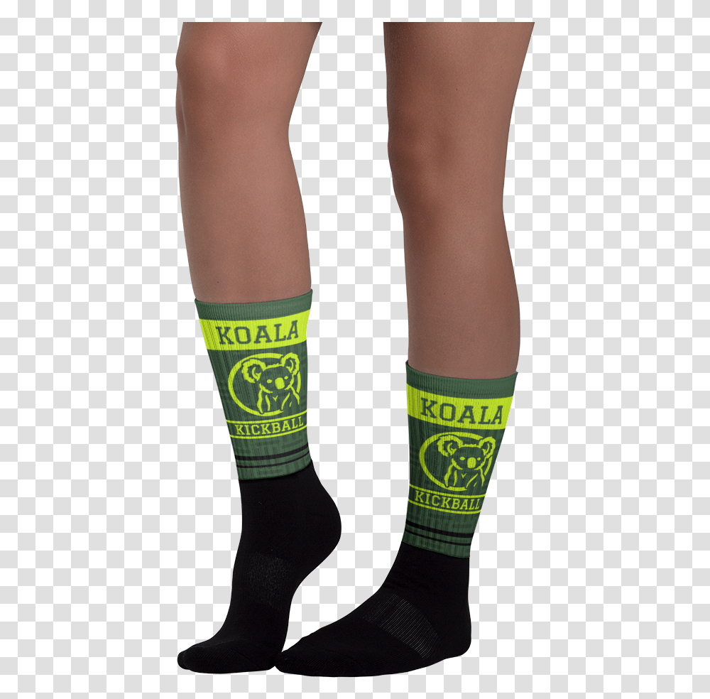 Koala Kickball Stockings Hockey Sock, Footwear, Shoe, Person Transparent Png