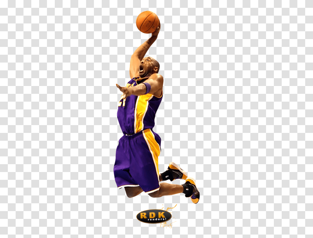 Kobe Bryant Dunking, Person, Human, People, Team Sport Transparent Png
