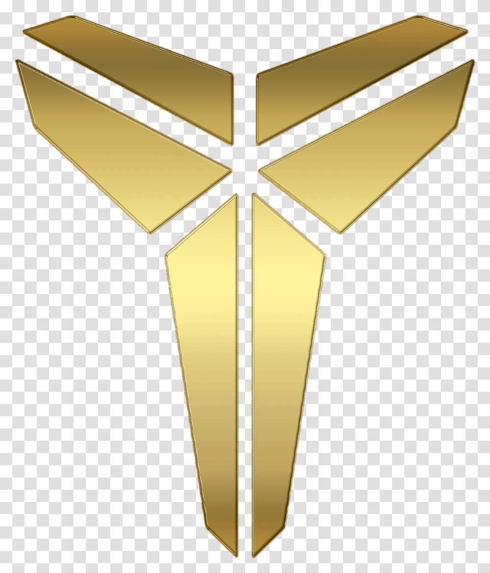 Kobe Bryant Logo Kobe Bryant Logo Vector, Trophy, Cross, Gold Transparent Png