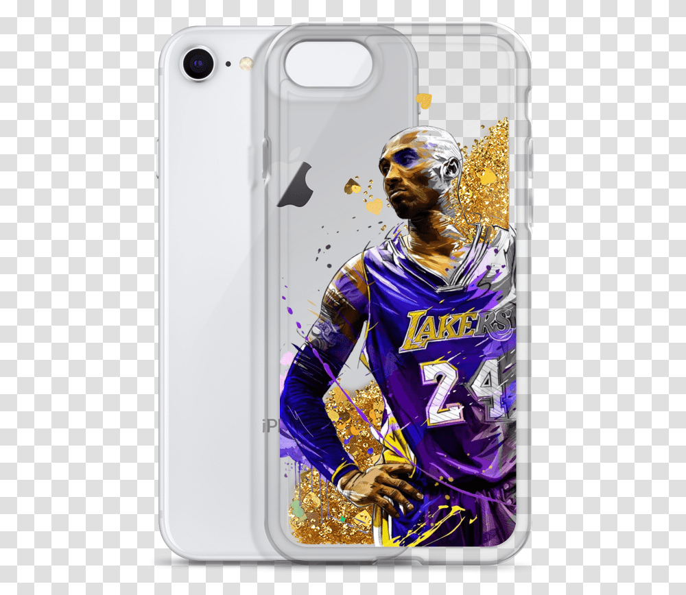 Kobe Bryant Nba Lakers Liquid Glitter Phone Case Lakers Kobe Bryant T Shirt Design, Person, Poster, Advertisement Transparent Png