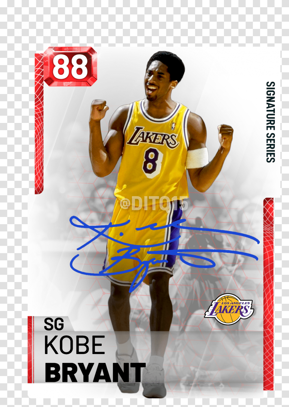 Kobe Bryant Signature Kobe Bryant Full Signature, Person, People, Text, Sport Transparent Png