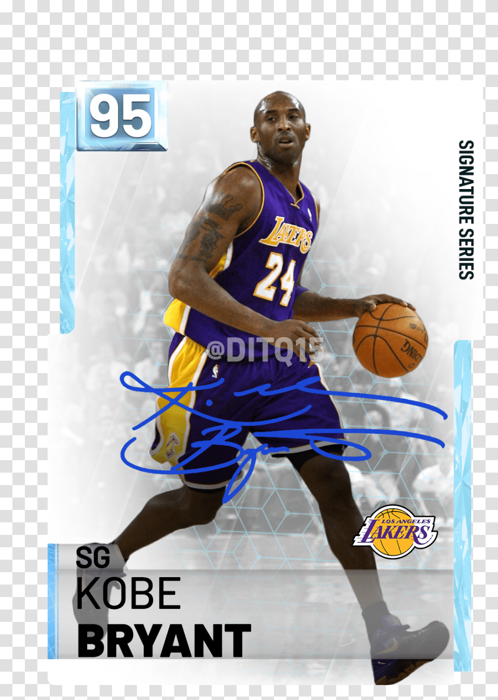 Kobe Bryant Signature Series Kobe Bryant, Person, Human, People, Sport Transparent Png