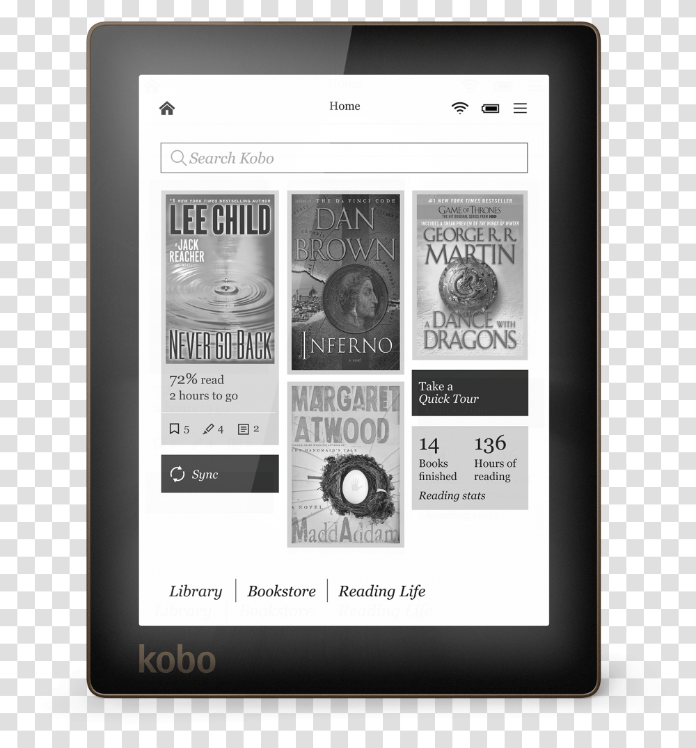 Kobo Aura Edition, Computer, Electronics, Tablet Computer, Mobile Phone Transparent Png