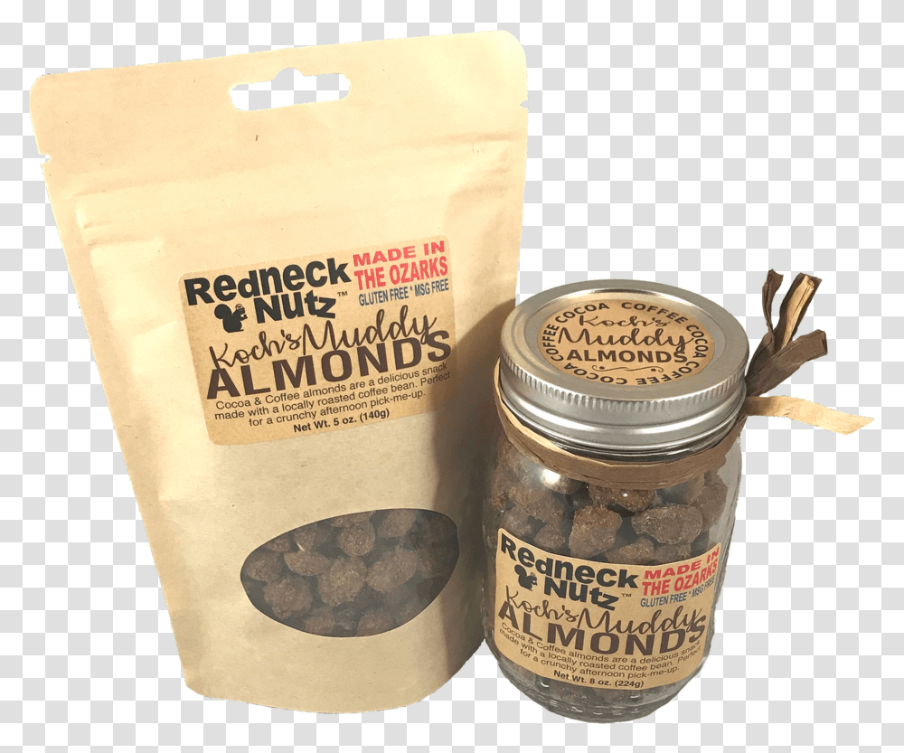 Koch S Muddy Almonds, Jar, Food, Cylinder, Plant Transparent Png