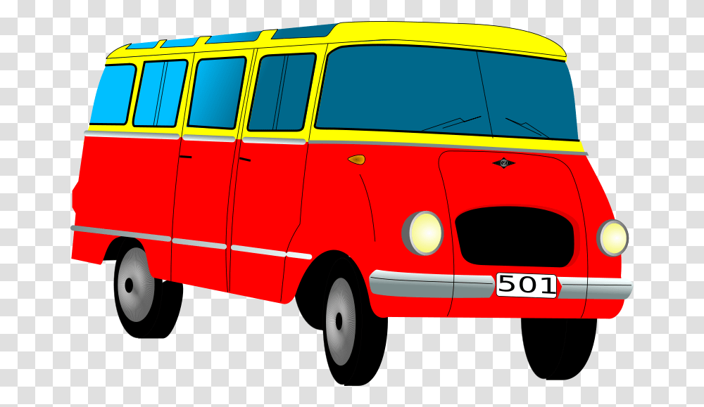Koconmus Nysa 501 Mikrobus, Transport, Van, Vehicle, Transportation Transparent Png