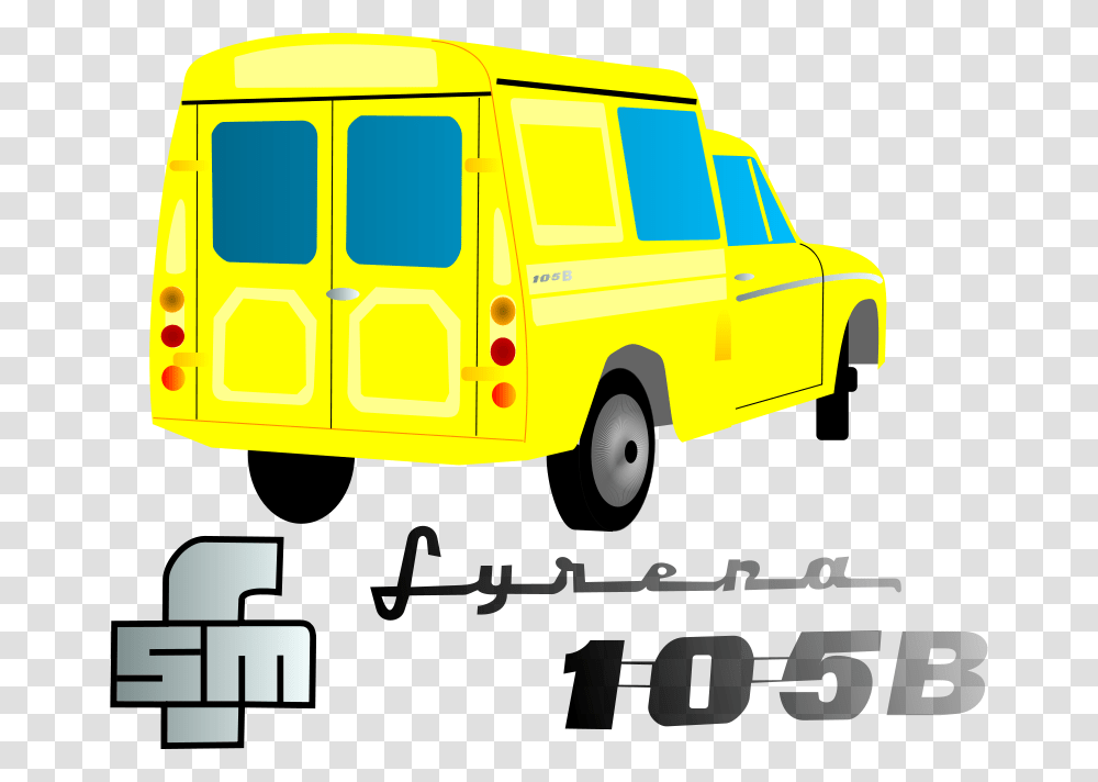 Koconmus Syrena, Transport, Vehicle, Transportation, Van Transparent Png