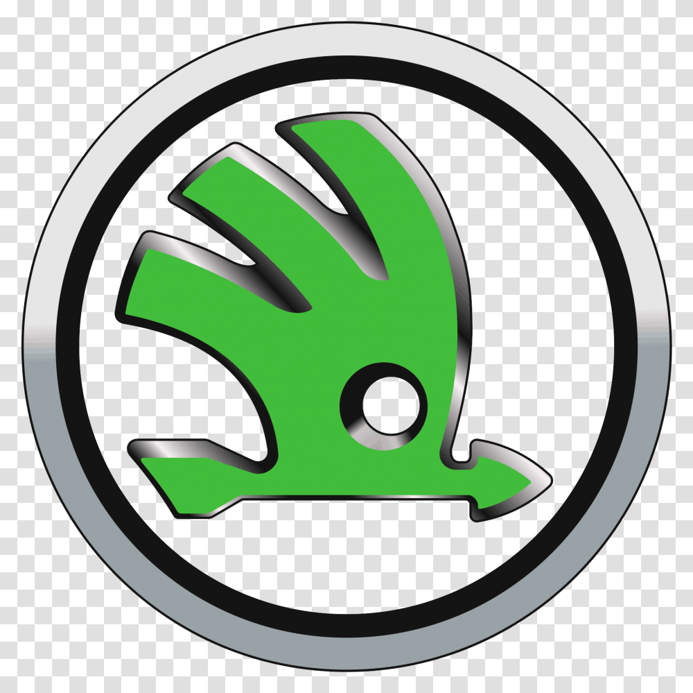 Koda Logo Car Symbol Meaning And History Skoda Logo, Clothing, Apparel, Helmet, Crash Helmet Transparent Png