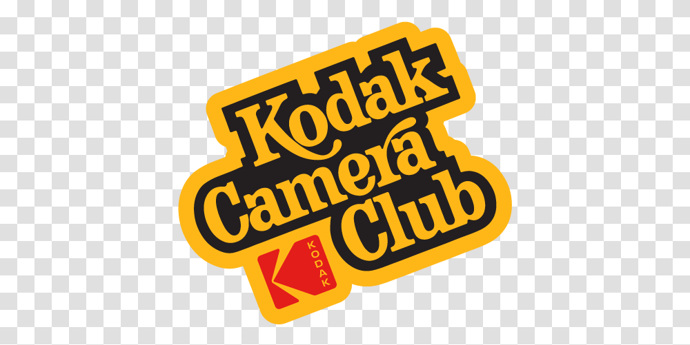 Kodak Camera Club Film Photography Workshop Sponsor Illustration, Label, Alphabet Transparent Png