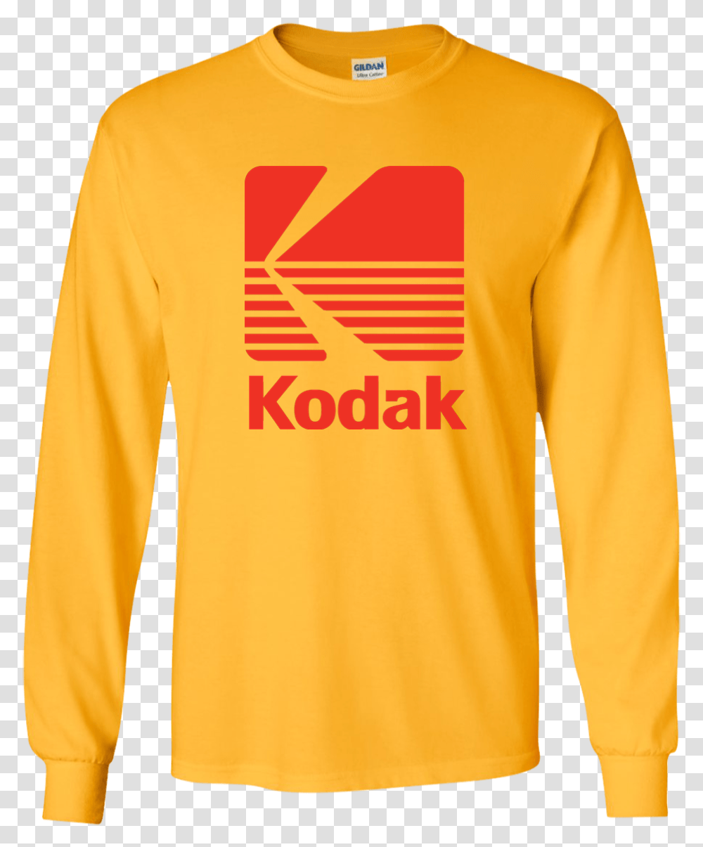 Kodak Film Camera Photography Photographer Retro Logo, Sleeve, Apparel, Long Sleeve Transparent Png