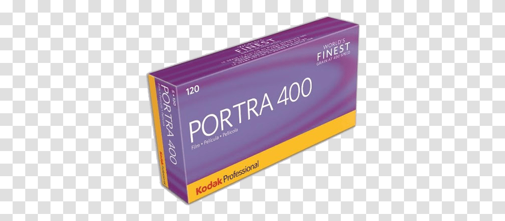 Kodak Portra 400 120 Color Film Kodak Portra 400 120mm, Rubber Eraser, Box, Text, Soap Transparent Png