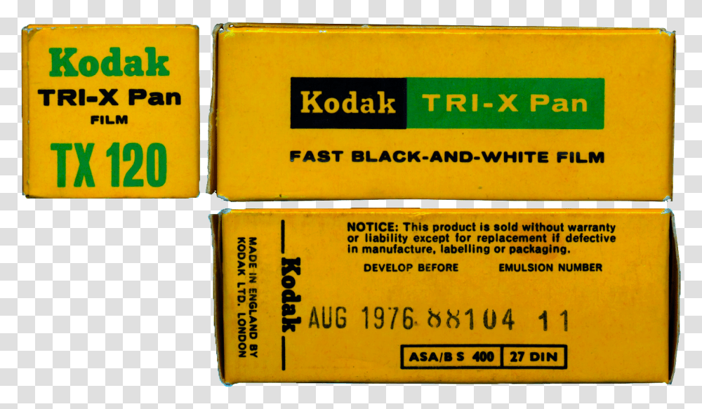 Kodak Tx 120 Ex 1975 Kodak, Paper, Label Transparent Png