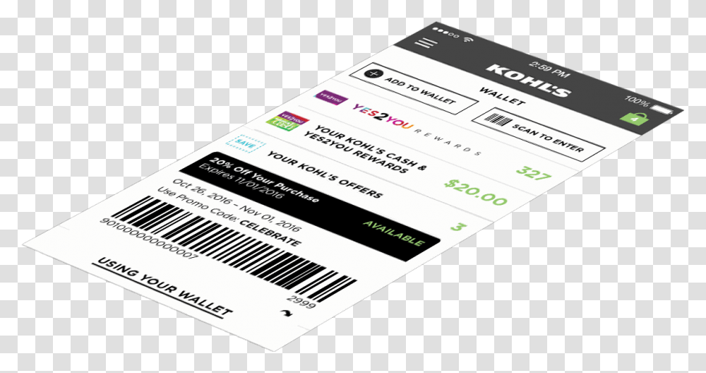 Kohl S Yes2you Rewards Members Label, Paper, Business Card, Ticket Transparent Png