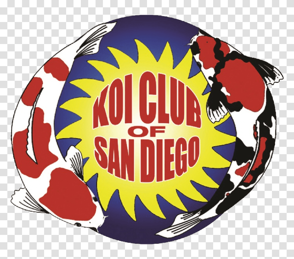Koi Club Of San Diego, Label, Ball, Logo Transparent Png