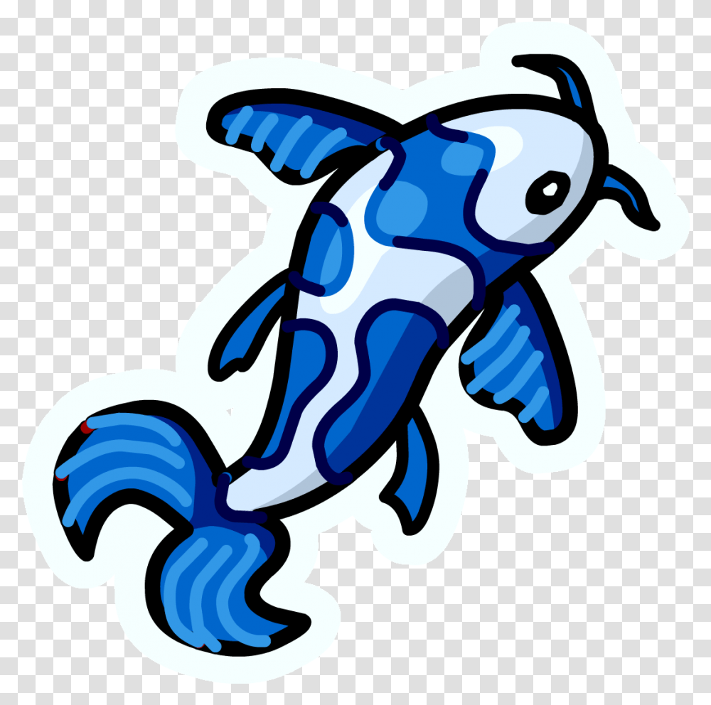Koi Fish Blue Koi Fish, Mammal, Animal, Sea Life, Whale Transparent Png