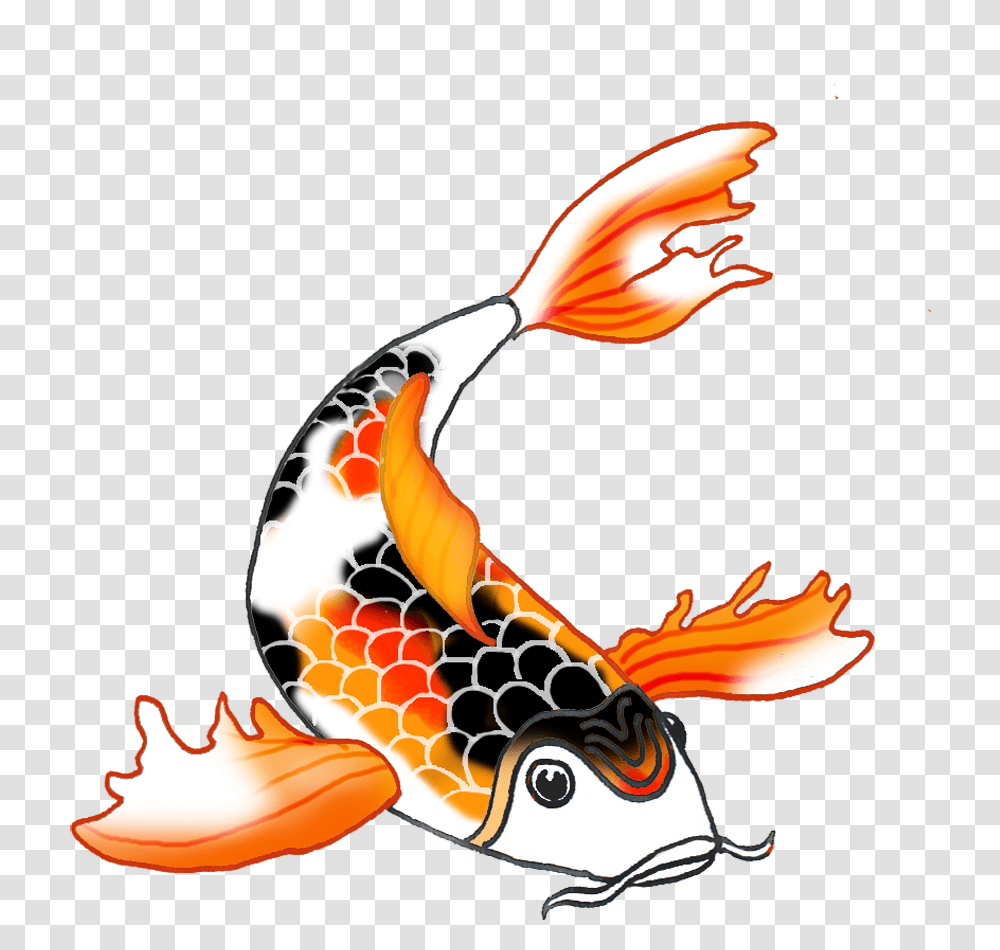 Koi Fish Clipart, Carp, Animal, Flying, Bird Transparent Png